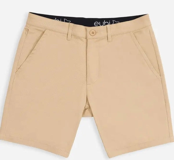Eubi Khaki Brown Air Chino Shorts