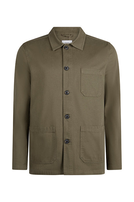 Reiss Olive Green Military Jacket - Main Image