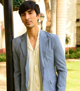 Sons + Fathers Blue Seersucker Blazer