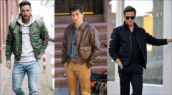 Bomber jackets for men are back (again.)