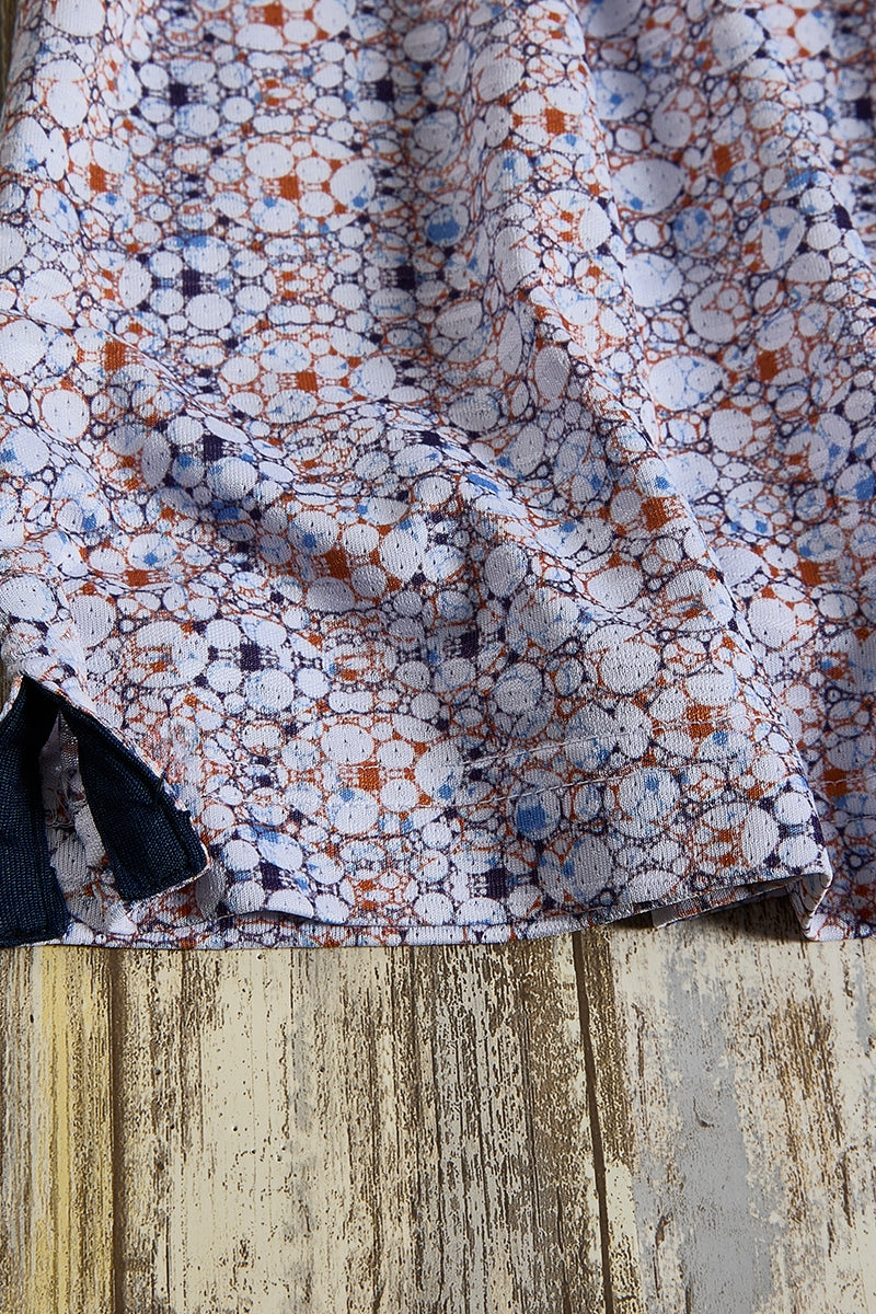 Wholesale,Nicoby Age of Wisdom, Nicoby Age of Wisdom Navy/Orange Printed Performance Polo, Blue, Medium-42-TagMLarge-44-TagLExtra Large-47-TagXL