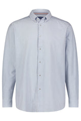 American Heritage Blue/White Stripe Knit Performance Shirt