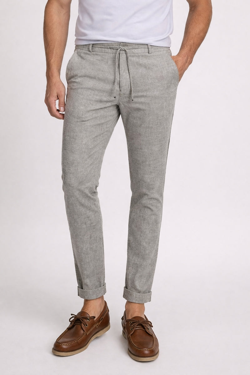 Wholesale,Suit Sartoria, Suit Sartoria Light Green Textured Linen Blend Slim Fit Drawstring Pants, Green, 34W-30L-Tag4834W-30L-Tag4432W-30L-Tag4231W-30L-Tag4032W-30L-Tag4636W-30L-Tag5033W-30L-Tag42