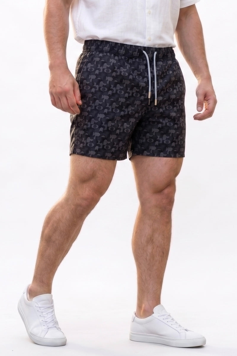 Wholesale,Public Beach, Public Beach Black Performance Geo Print 6