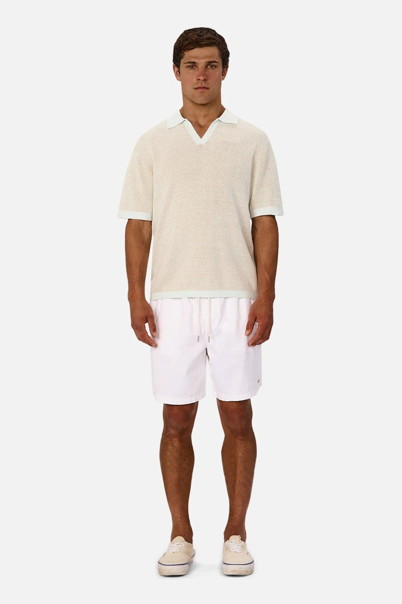 Wholesale,INDUSTRIE AUSTRALIA, INDUSTRIE AUSTRALIA Camel/Mint Knitted Polo, Tan, Extra Large-48-TagXL