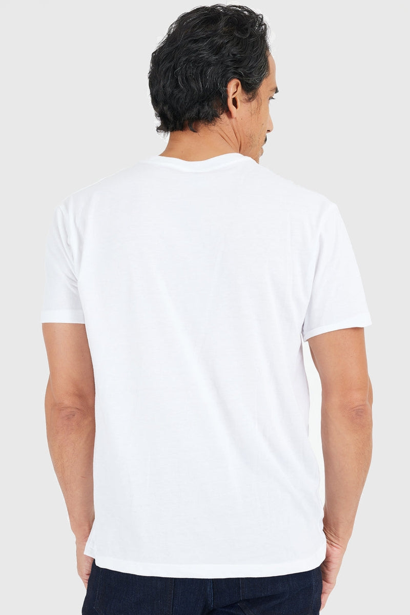 Faire,True Classic, True Classic White Short Sleeve Tee, White, Large-42-TagL
