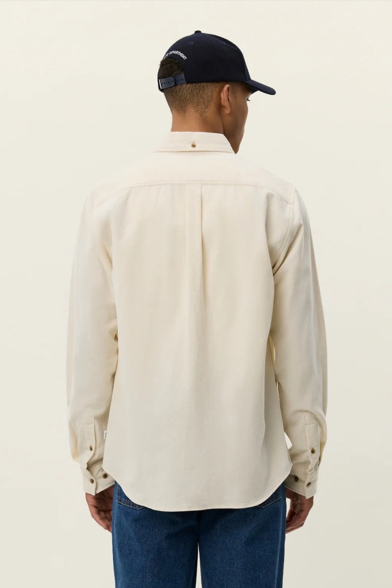 Wholesale,Les Deux, Les Deux Ivory Fine Pinwale Corduroy Overshirt, Cream, Extra Small-42-TagXS
