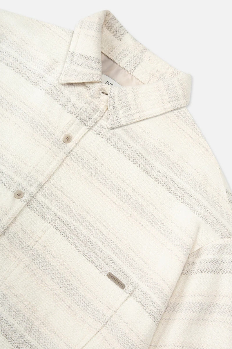Wholesale,INDUSTRIE AUSTRALIA, INDUSTRIE AUSTRALIA Beige Combo Soft Overshirt, Cream, Extra Large-52-TagXL