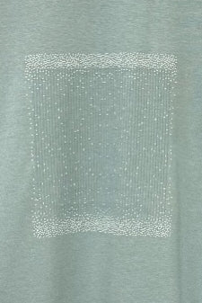 Jakamen Blue Rubber Texture Detail T-Shirt