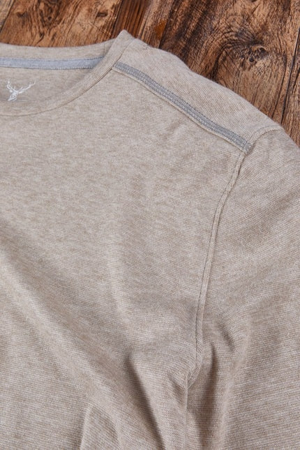 Wholesale,Nicoby Age of Wisdom, Nicoby Age of Wisdom Oatmeal Melange Tee, Tan, Small-42-TagS