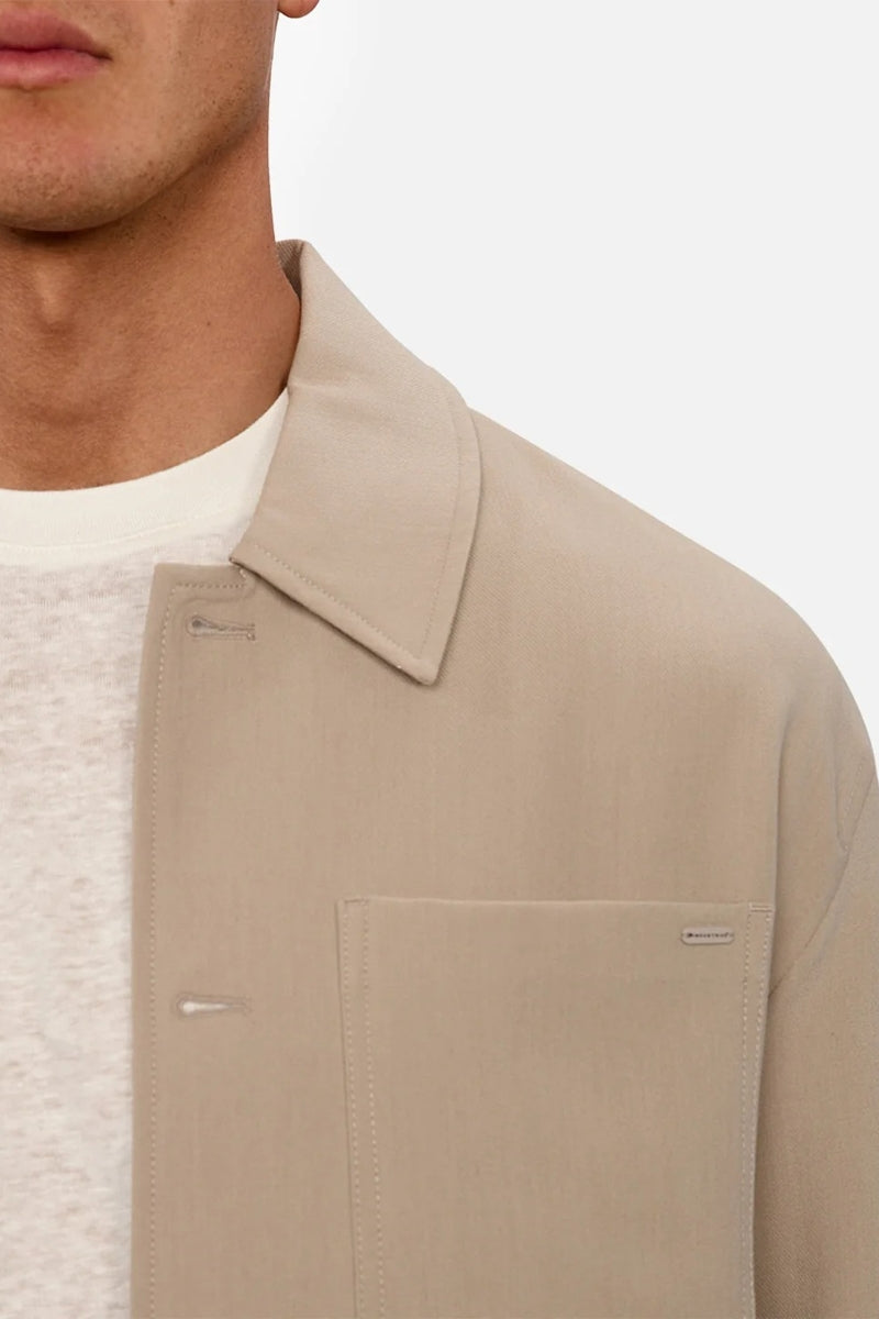 Wholesale,INDUSTRIE AUSTRALIA, INDUSTRIE AUSTRALIA Stone Jacket with Chest Pocket, Tan, Medium-44-TagMLarge-46-TagLSmall-42-TagS