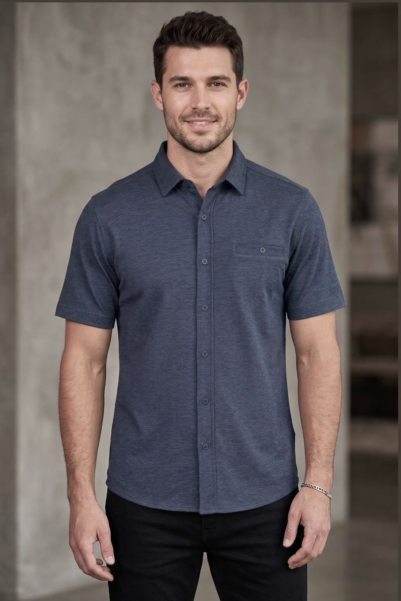 Wholesale,Nicoby Age of Wisdom, Nicoby Age of Wisdom Navy Knit Shirt, Blue, Extra Extra Large-51-TagXXLMedium-43-TagMSmall-41-TagS