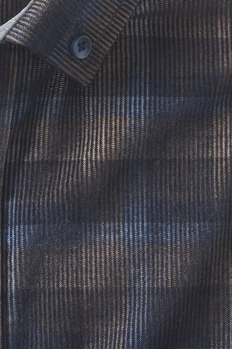 Wholesale,Johnston & Murphy, Johnston & Murphy Navy/Brown Plaid Corduroy Shirt, Blue, Small-42-TagSMedium-45-TagMLarge-48-TagLExtra Large-51-TagXLExtra Extra Large-54-TagXXL