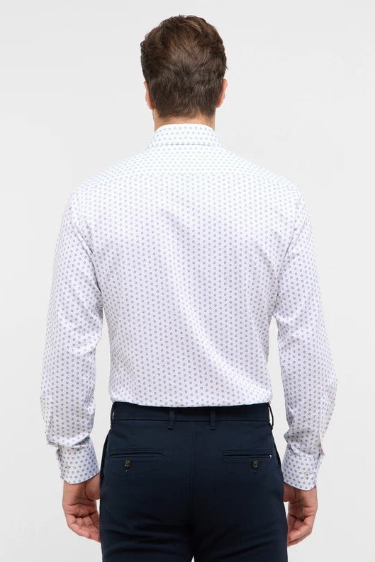 Wholesale,1863 by Eterna, 1863 by Eterna White with Micro Paisley Print Modern Fit Shirt, White, Extra Large-52-Tag17