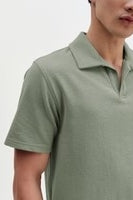 Wholesale,Wax London, Wax London Dark Green Textured Organic Cotton Polo, Green, Medium-43-TagMLarge-45-TagLExtra Large-47-TagXL