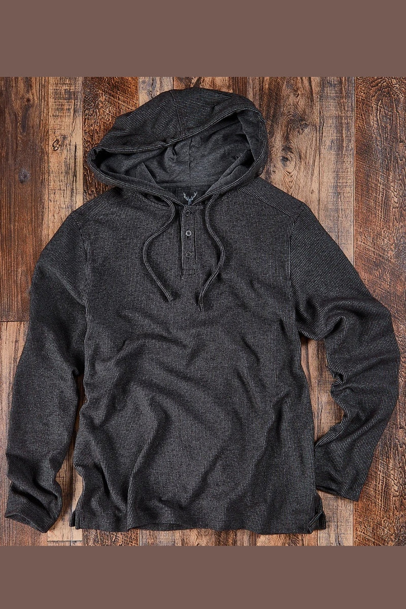 Wholesale,Nicoby Age of Wisdom, Nicoby Age of Wisdom Brown Melange Mini Stripe Hoodie, Brown, Large-46-TagL
