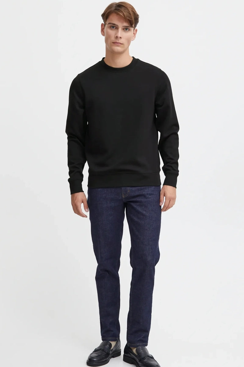 Wholesale,Casual Friday, Casual Friday Black Knit Sweatshirt, Black, Small-40-TagSMedium-42-TagMLarge-44-TagLExtra Large-47-TagXLExtra Extra Large-50-TagXXL