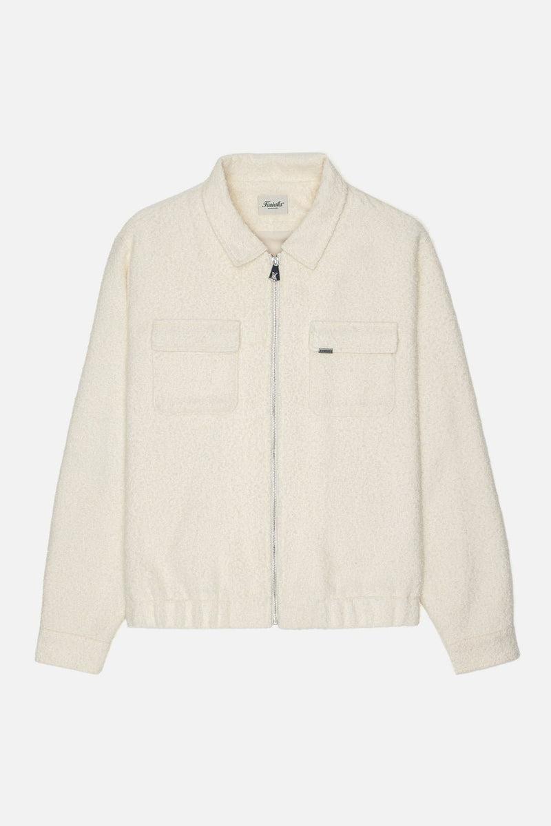 Wholesale,Kuwalla, Kuwalla Cream Full Zip Plush Pocket Jacket, Cream, Large-48-TagL