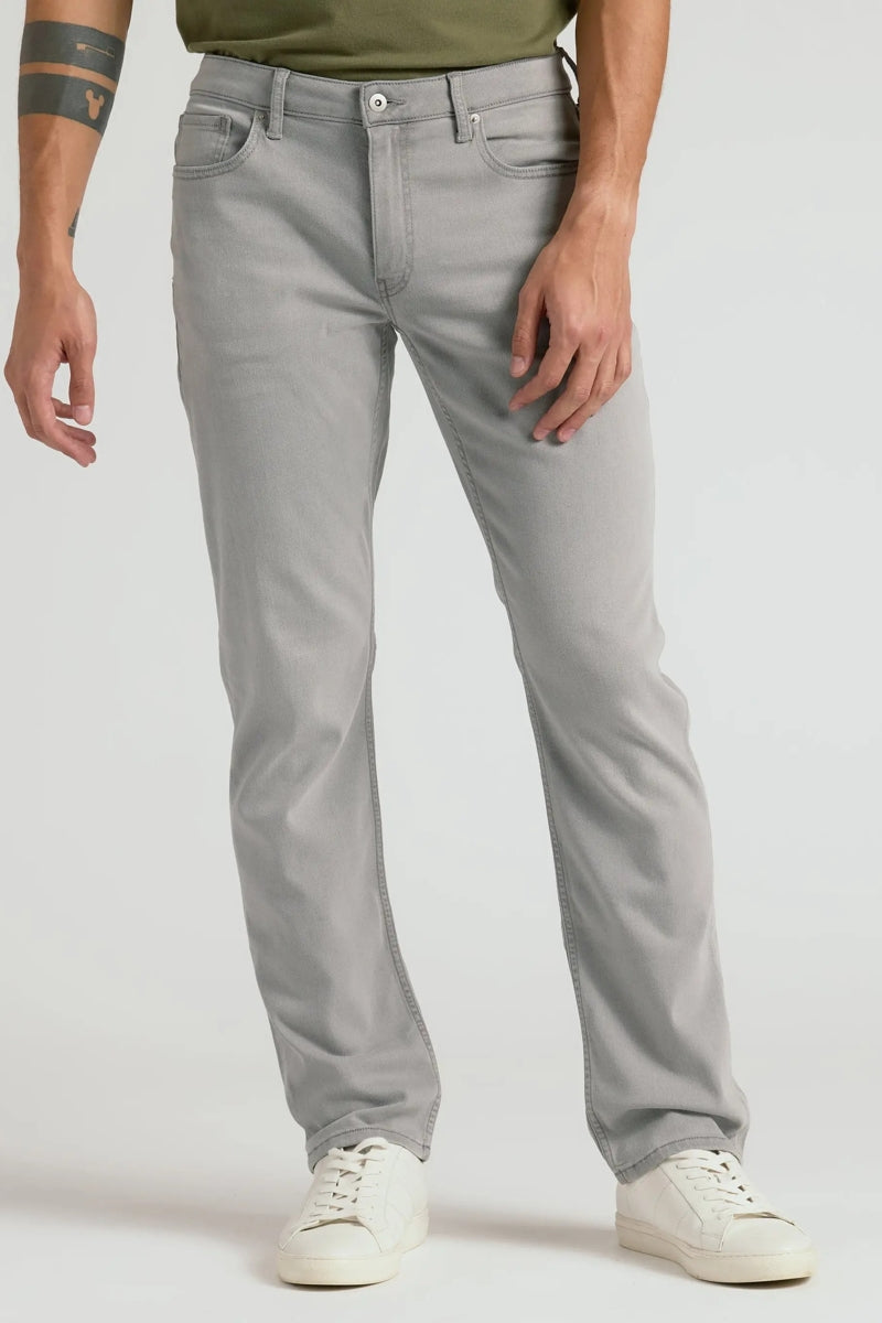 Faire,True Classic, True Classic Medium Grey Wash Straight Comfort Stretch Jeans, Grey, 36W-30L-Tag36