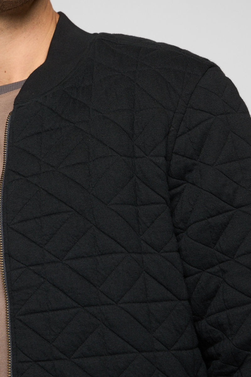 Wholesale,Fundamental Coast, Fundamental Coast Jet Black Geo Quilt Jacket, Black, Medium-46-TagMLarge-48-TagLExtra Large-50-TagXL