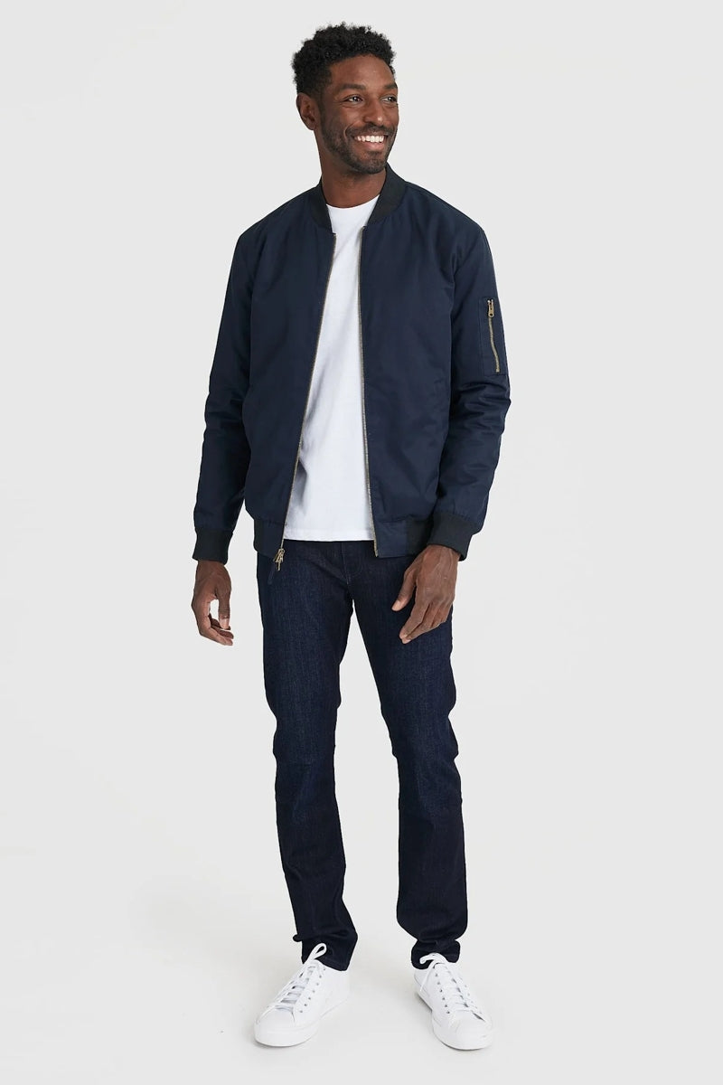 Wholesale,True Classic, True Classic Navy Bomber Jacket, Blue, Medium-44-TagM