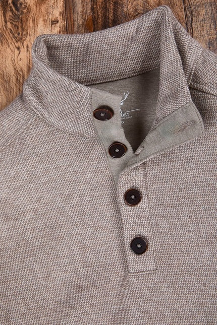 Wholesale,Nicoby Age of Wisdom, Nicoby Age of Wisdom Tan 4 Button Pullover with Elbow Patch, Tan, Large-46-TagL