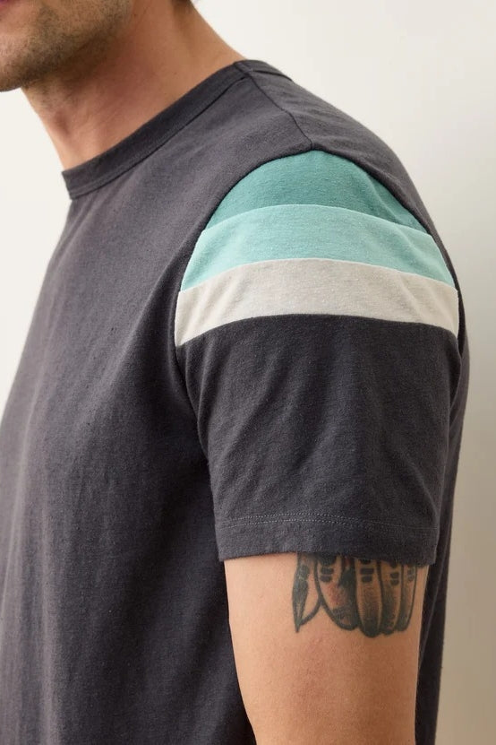Wholesale,Marine Layer, Marine Layer Charcoal Recycled Vintage Slub Tee, Grey, Small-41-TagS