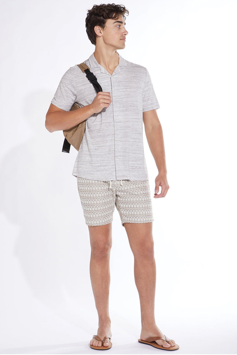 Wholesale,Civil Society, Civil Society Heather Mink Pointelle Knit Shirt, Grey, Medium-43-TagMLarge-45-TagLExtra Large-47-TagXLSmall-40-TagS