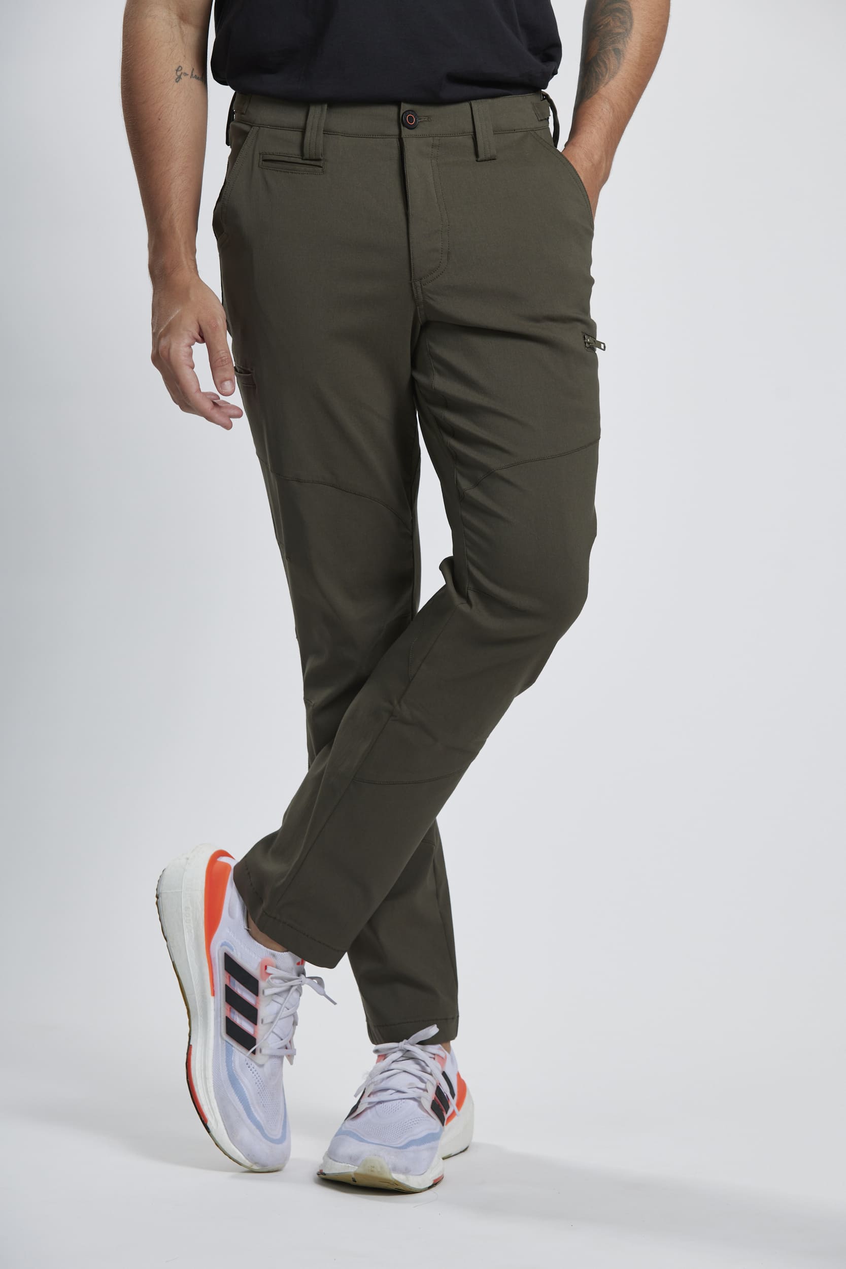 Direct From Brand,PROFI, PROFI Military Green All-Purpose Multi-Pocket UV-resistant Functional Pants, Green, 30W-30L-Tag30