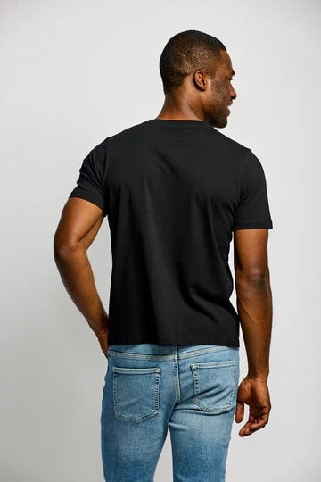 Wholesale,Easy Mondays, Easy Mondays Black V-neck Jersey T-Shirt, Black, Medium-42-TagMMedium-44-TagLLarge-46-TagXLExtra Large-48-TagXXL