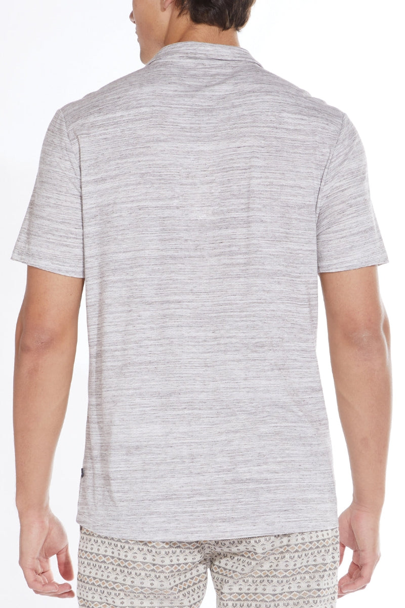 Wholesale,Civil Society, Civil Society Heather Mink Pointelle Knit Shirt, Grey, Medium-43-TagMLarge-45-TagLExtra Large-47-TagXLSmall-40-TagS