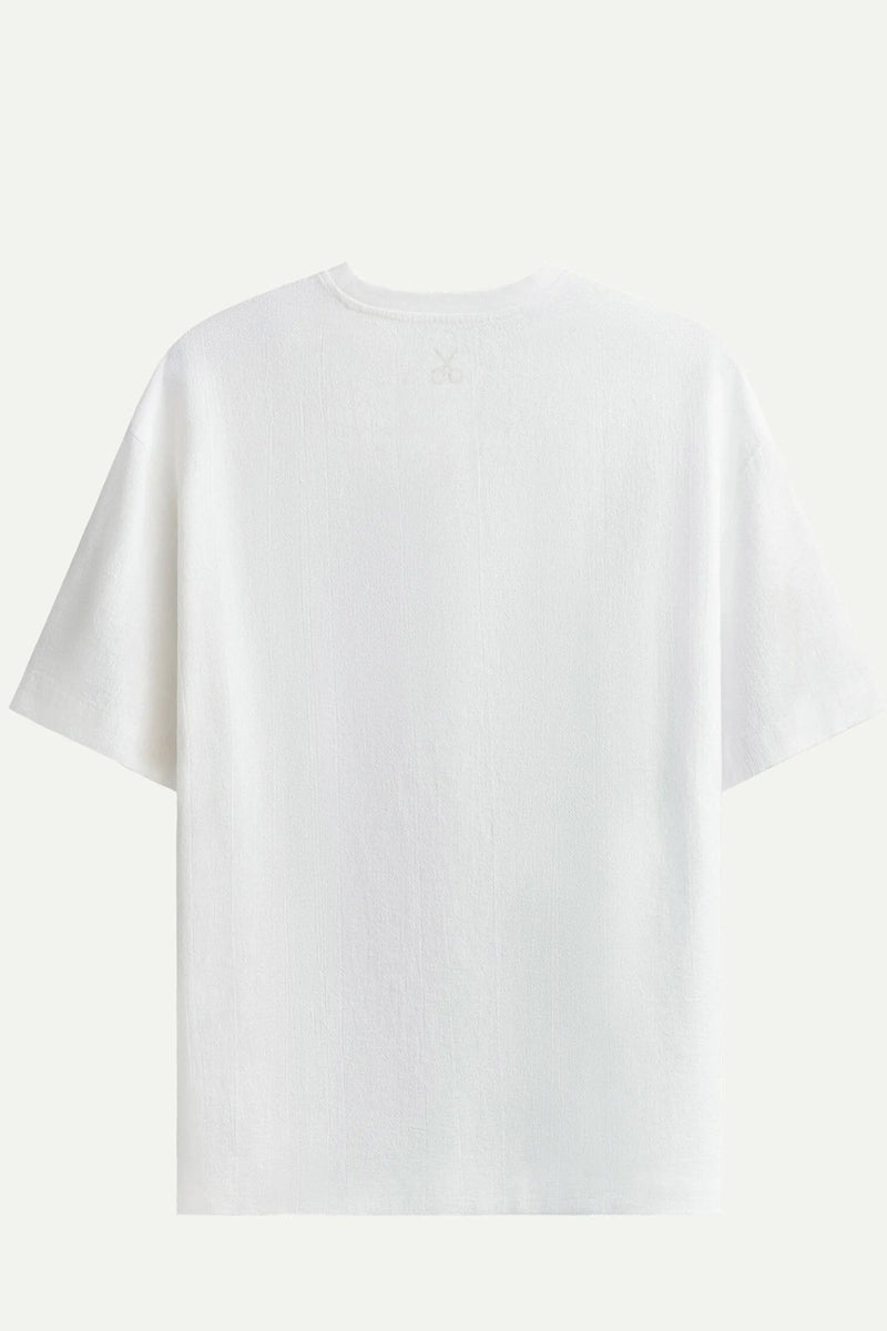 Wholesale,KAFT, KAFT Off-White Apex Sketch Textured T-Shirt, White, Extra Large-51-TagXL
