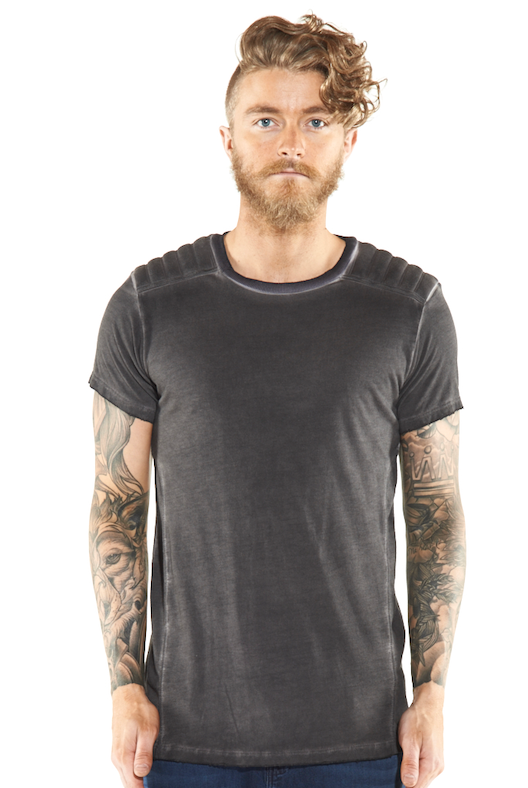 Reese De Luca Black Jersey T-Shirt  with Shoulder Pad