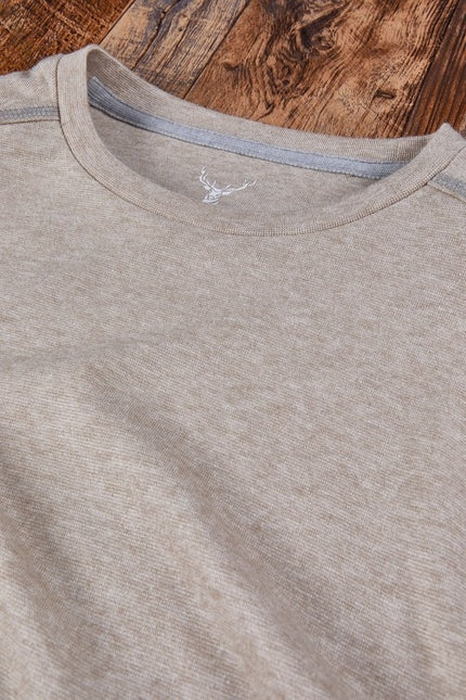Wholesale,Nicoby Age of Wisdom, Nicoby Age of Wisdom Oatmeal Melange Tee, Tan, Extra Large-50-TagXL