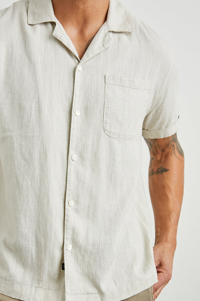 Rails Moss Birch Short Sleeve Shirt