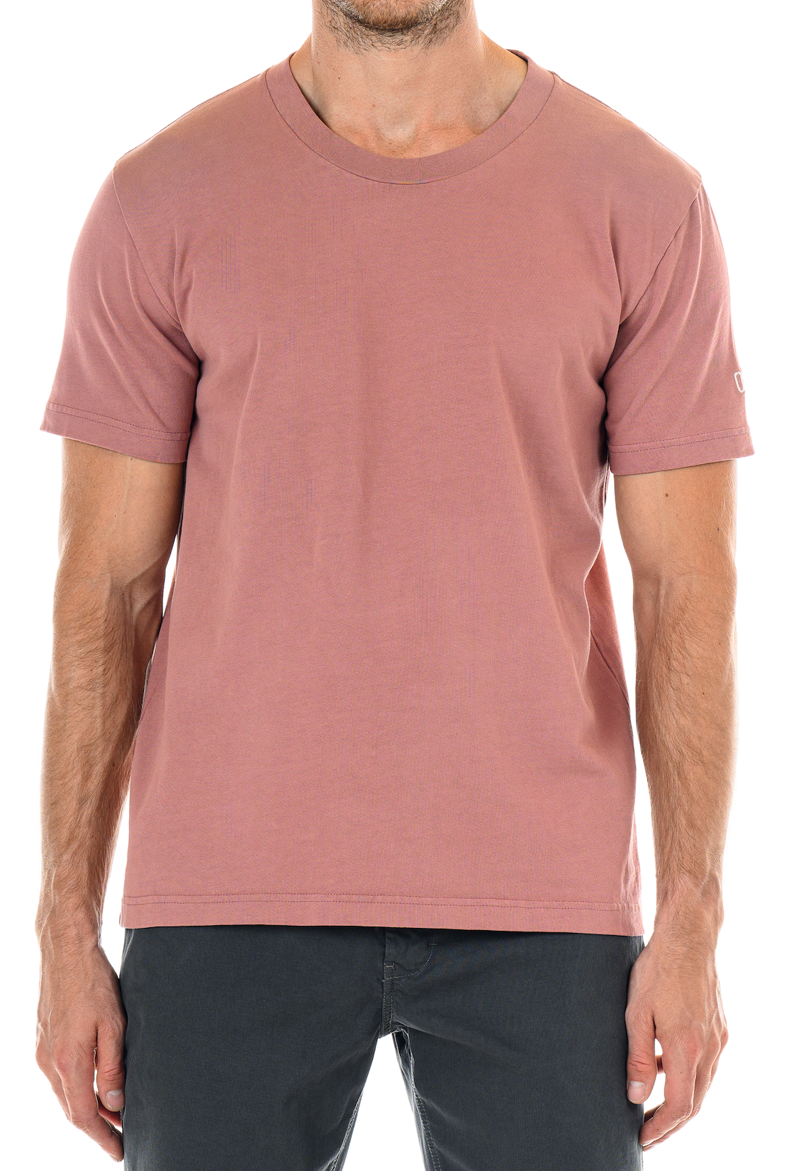 Wholesale,Original Paperbacks, Original Paperbacks Mauve Heavy Knit Akita Short Sleeve Tee, Pink, Large-45-TagL