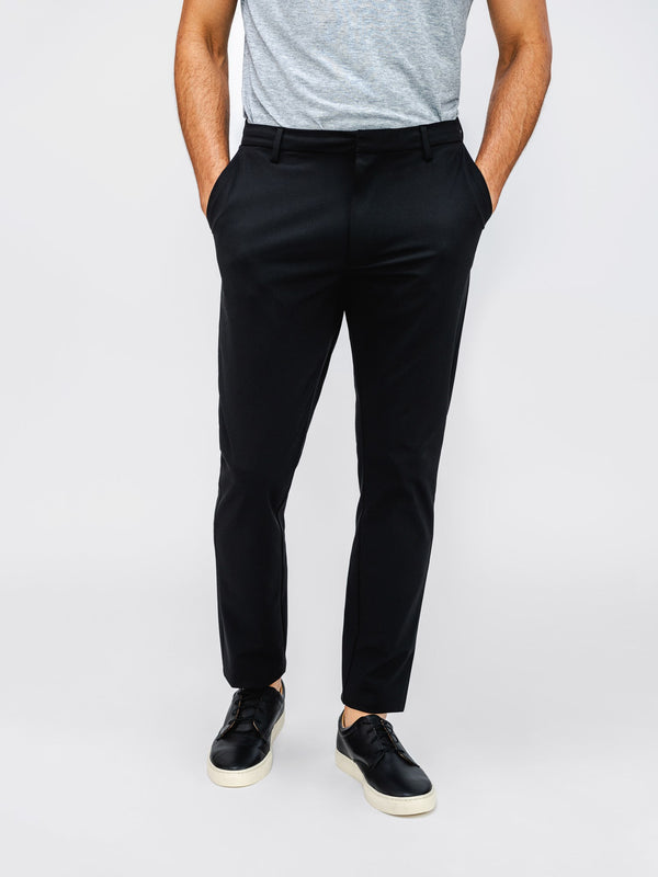 Ministry of Supply Black Slim Kinetic Pant