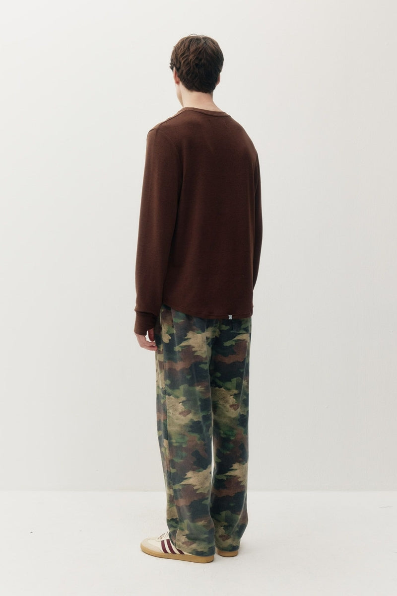 Wholesale,Kuwalla, Kuwalla Tee Melange Brown Crewneck Uppercut Tee, Brown, Small-40-TagSMedium-42-TagMLarge-44-TagLExtra Large-46-TagXLExtra Extra Large-48-TagXXL