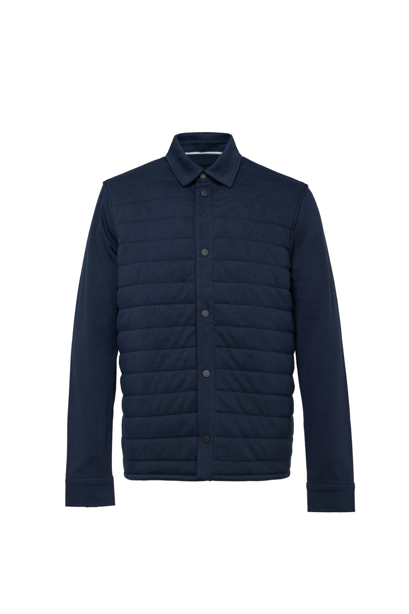 Wholesale,Luchiano Visconti, Luchiano Visconti Navy Quilted Jersey Knit Shacket, Blue, Medium-46-TagMLarge-48-TagLExtra Large-50-TagXLExtra Extra Large-52-TagXXLSmall-44-TagS