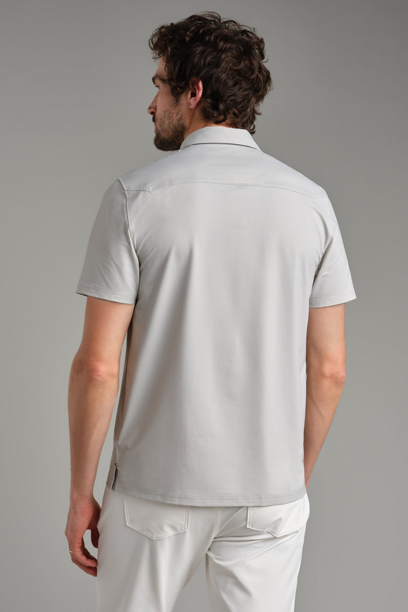 Wholesale,Rhone, Rhone Grey Stone Stretch Slim Performance Polo, Grey, Medium-42-TagMLarge-45-TagLExtra Large-48-TagXL