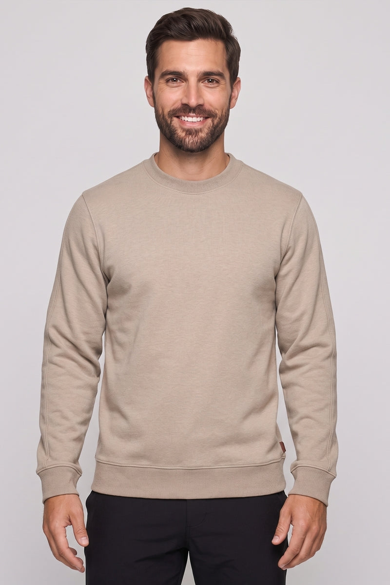 Wholesale,Fundamental Coast, Fundamental Coast Cream Soft Knit Sweatshirt, Cream, Large-45-TagL
