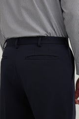 FYNE Navy Four-side stretch Suit Pants