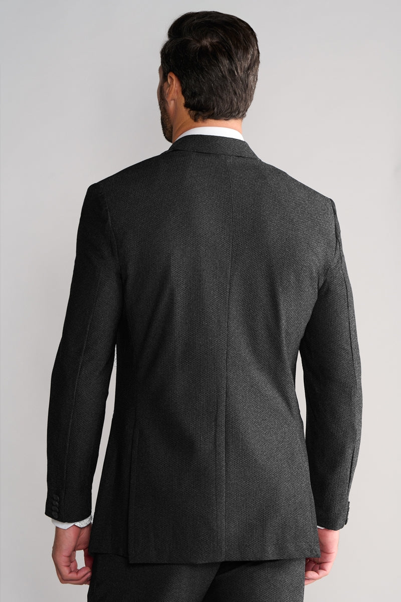 Wholesale,Twillory, Twillory Heather Grey 360° Airflow Performance Textured Blazer, Grey, Extra Large-46-Tag46