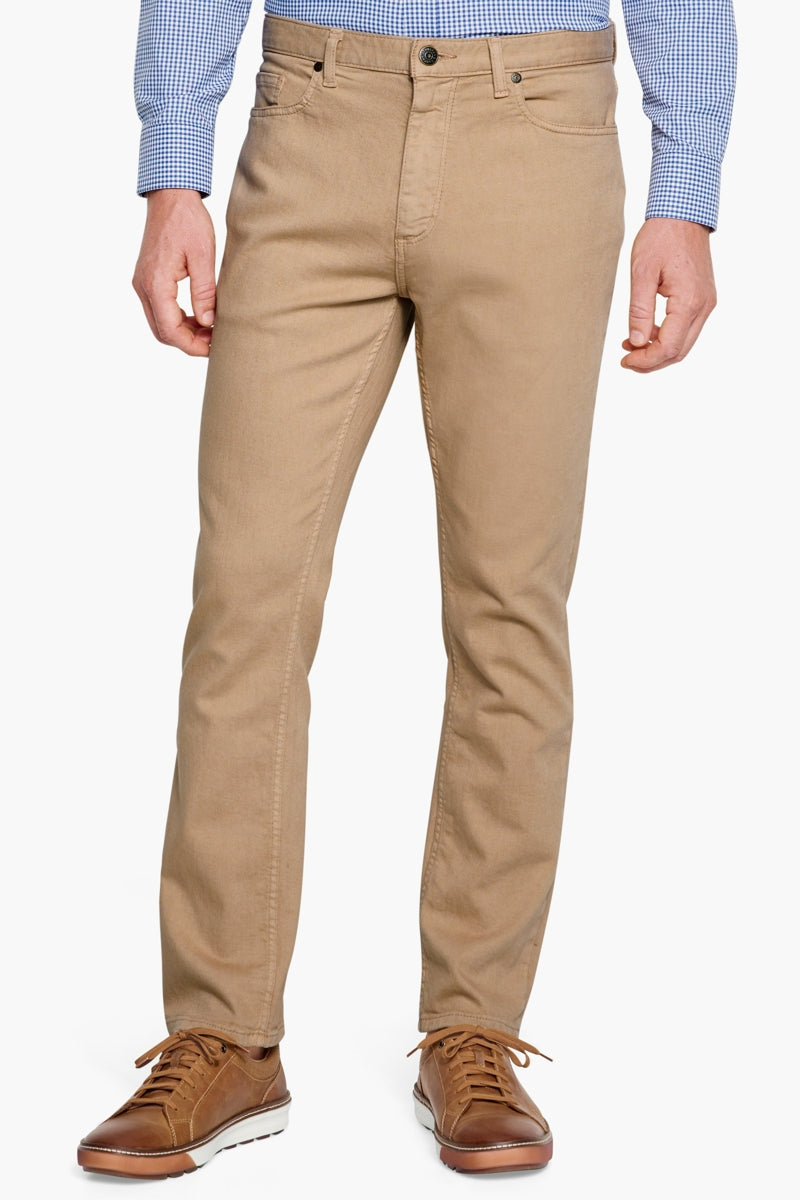 Wholesale,Johnston & Murphy, Johnston & Murphy Khaki Overdye Straight Leg Jeans, Tan, 32W-30L-Tag32