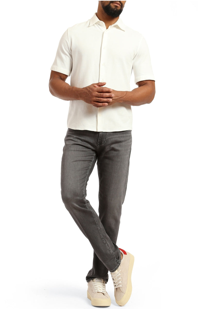 Wholesale,Mavi, Mavi Charcoal Smoke Brushed Athletic Slim Straight Leg Jeans, Grey, 34W-32L-Tag34