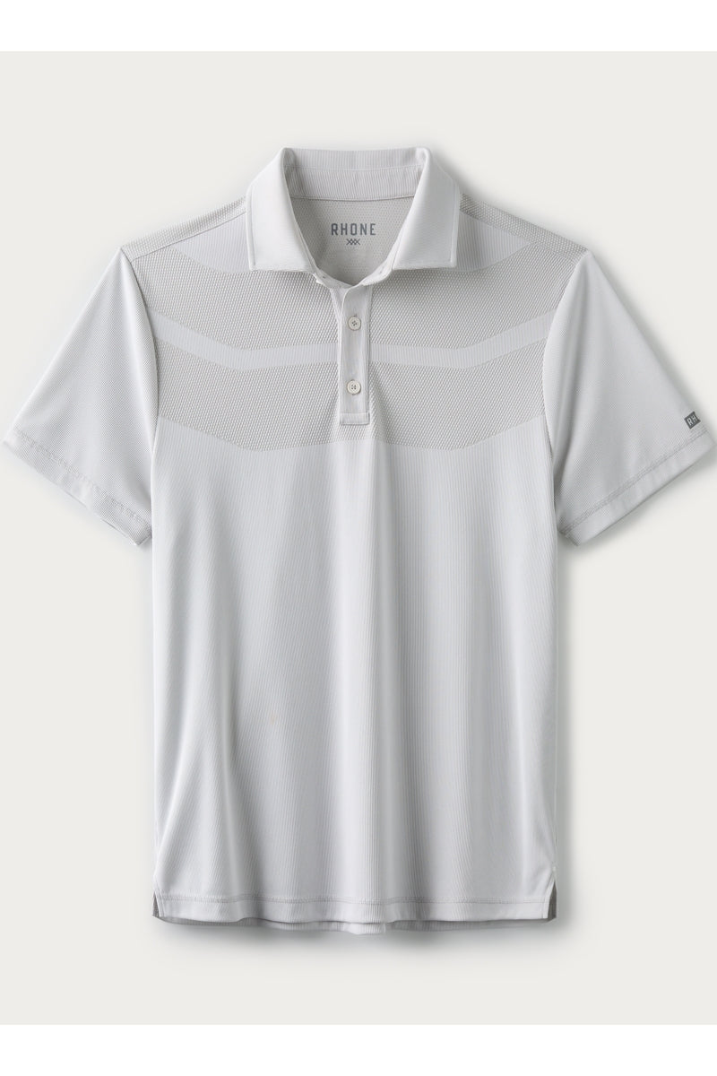 Wholesale,Rhone, Rhone Steel Grey UPF 50+ All-way Stretch Active Polo, Grey, Large-44-TagLExtra Large-47-TagXLMedium-42-TagM