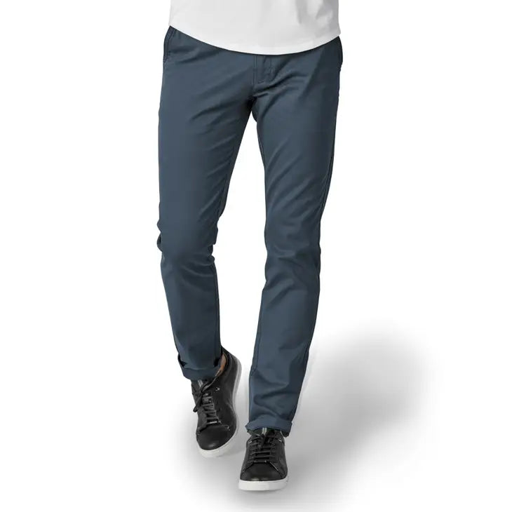 Faire,Perk, Perk Dark Blue Slim Fit Chinos, Blue, 34W-30L-Tag34