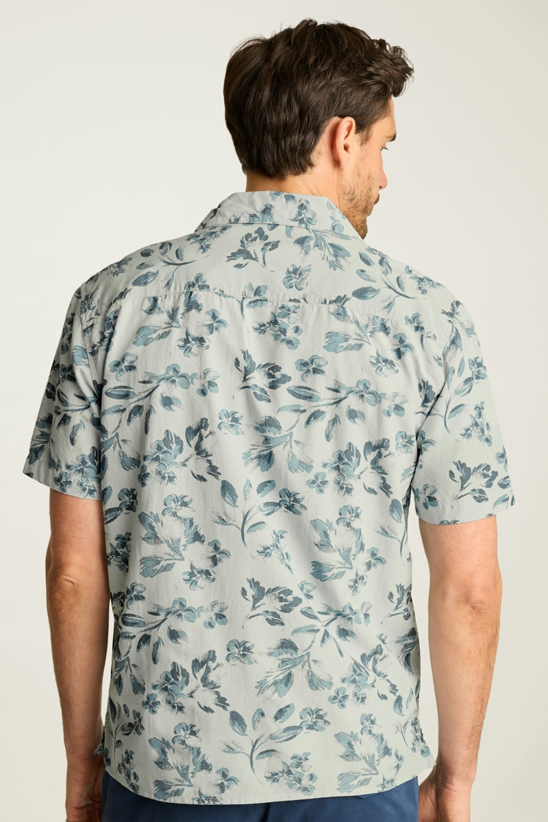 Wholesale,Bonobos, Bonobos Blue Daylight Floral Print Shirt, Blue, Small-41-TagS