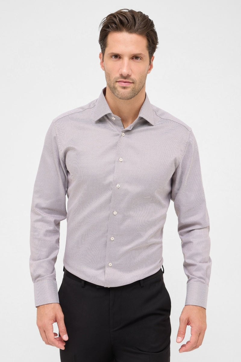Wholesale,Eterna, 1863 by Eterna Brown Structured Twill Modern Fit Shirt, Brown, Medium-45-Tag15.5Large-48-Tag16Extra Large-52-Tag17Extra Extra Large-54-Tag18Extra Large-52-Tag17.5