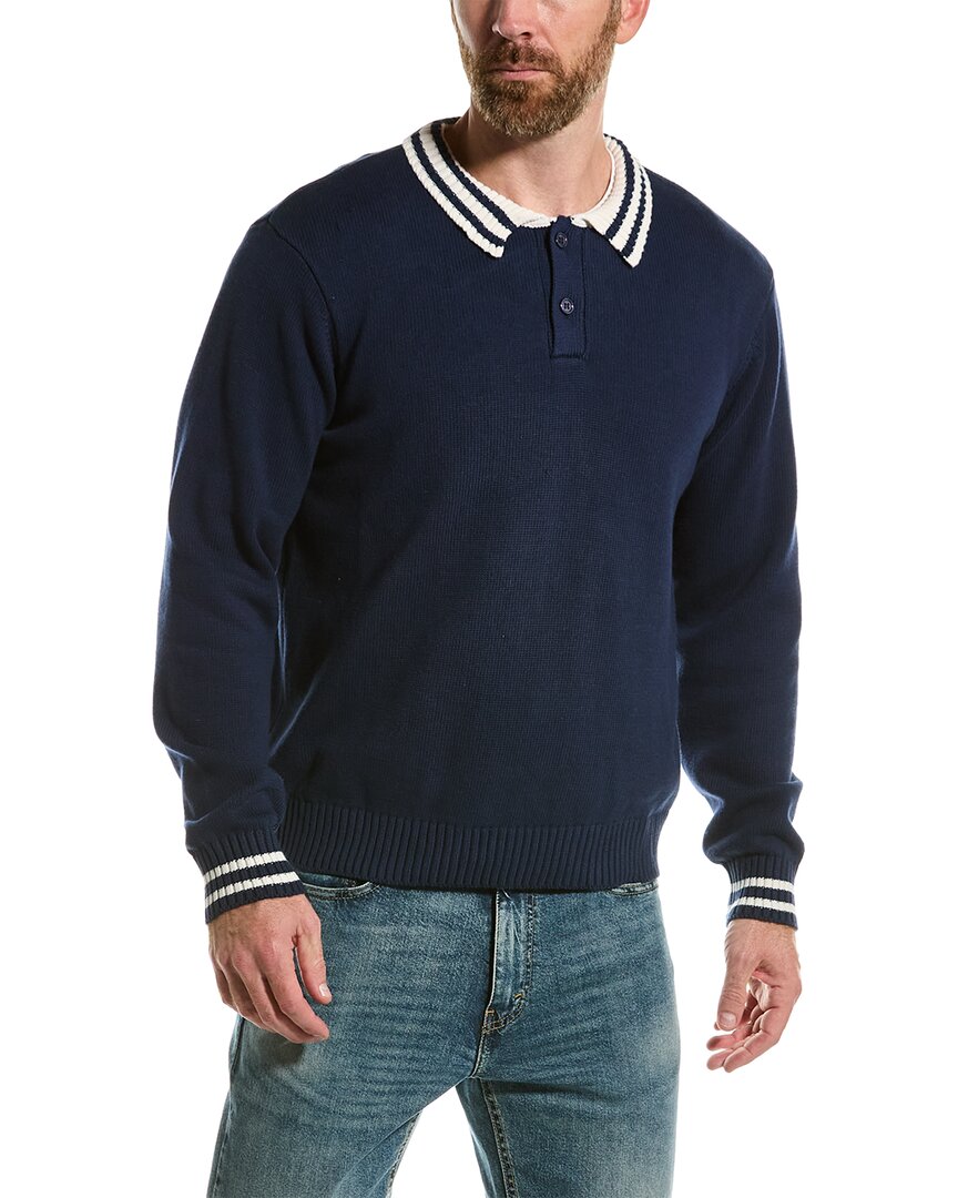 Other,Sovereign Code, Sovereign Code Navy Owen Polo with White Contrast, Blue, Extra Large-49-TagXLMedium-44-TagMSmall-41-TagS